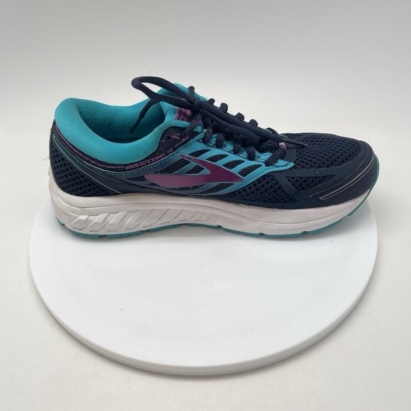 Brooks Sneakers Womens 9 B Addiction 13 1202531B456 Blue Running Shoes - Picture 6 of 10